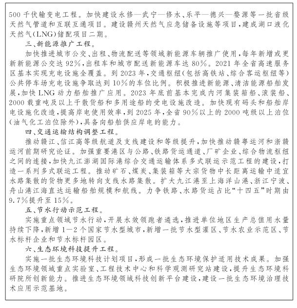 熊猫体育江西省百姓政府闭于印发江西省“十四五”生态情况爱戴策划的闭照(图6)